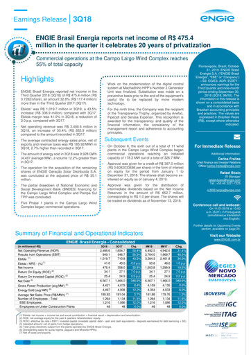 Thumbnail ENGIE Brasil
 Quarterly Report 2018-q3