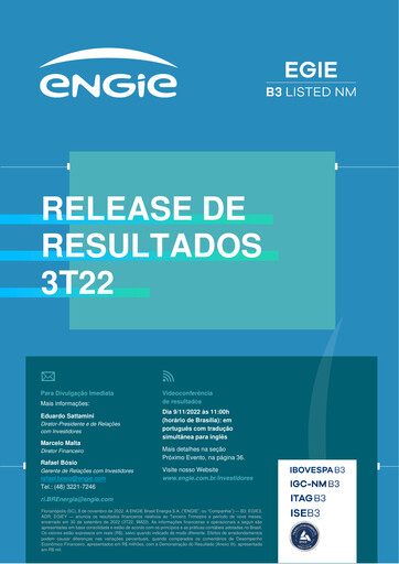 Thumbnail ENGIE Brasil
 Quarterly Report 2022-q3