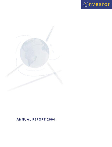Thumbnail Investor AB Annual Report 2004