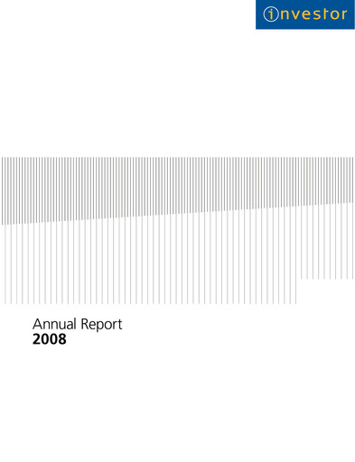 Thumbnail Investor AB Annual Report 2008