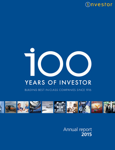 Thumbnail Investor AB Annual Report 2015