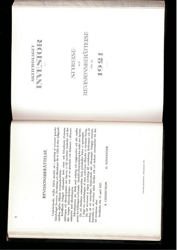 Thumbnail Investor AB Annual Report 1921