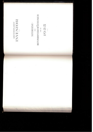 Thumbnail Investor AB Annual Report 1935