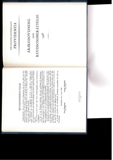 Thumbnail Investor AB Annual Report 1948