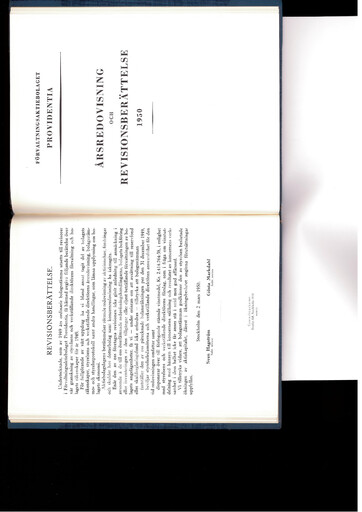 Thumbnail Investor AB Annual Report 1950