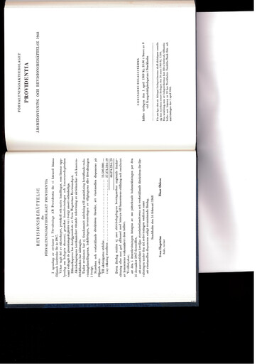 Thumbnail Investor AB Annual Report 1968