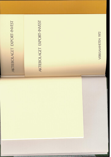 Thumbnail Investor AB Annual Report 1972