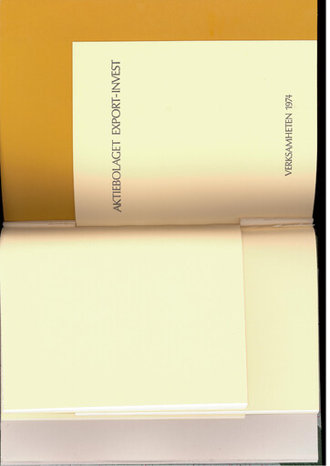 Thumbnail Investor AB Annual Report 1974