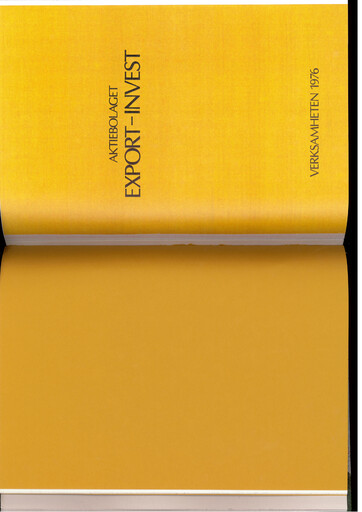 Thumbnail Investor AB Annual Report 1976