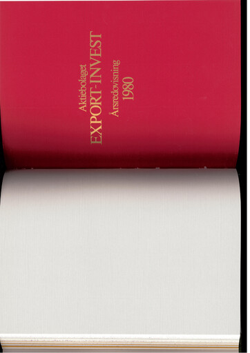 Thumbnail Investor AB Annual Report 1980