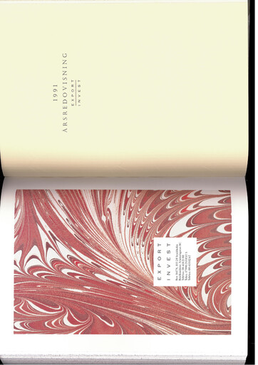 Thumbnail Investor AB Annual Report 1991