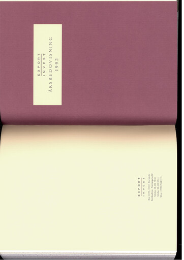 Thumbnail Investor AB Annual Report 1992