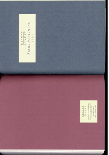 Thumbnail Investor AB Annual Report 1993