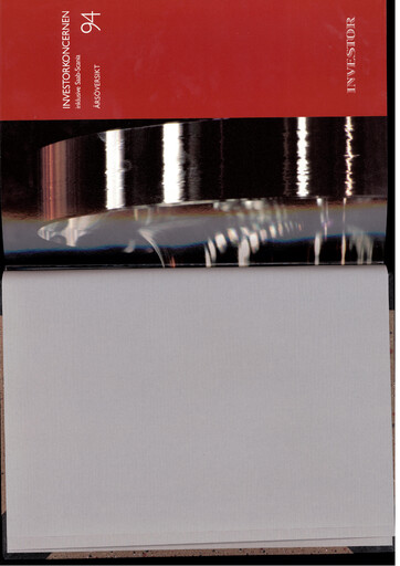 Thumbnail Investor AB Annual Report 1994