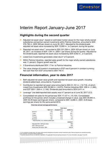 Thumbnail Investor AB Half-year Report 2017-h1