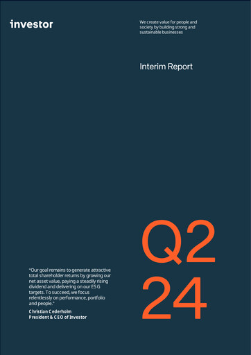 Thumbnail Investor AB Half-year Report 2024-h1