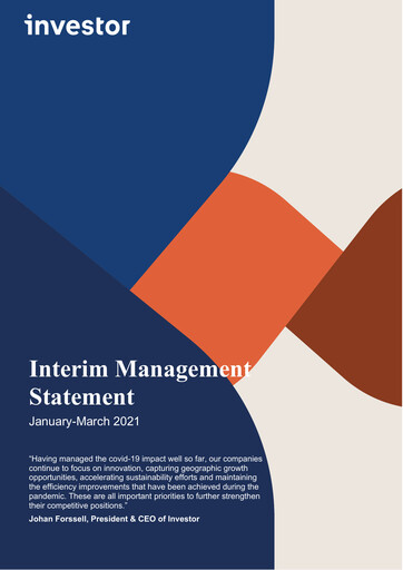 Vorschaubild Investor AB Quartalsbericht 2021-q1