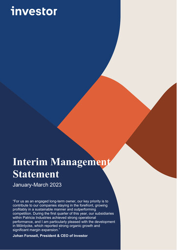 Vorschaubild Investor AB Quartalsbericht 2023-q1
