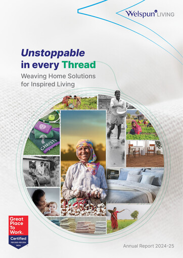 Thumbnail Welspun India Annual Report 2024-2025