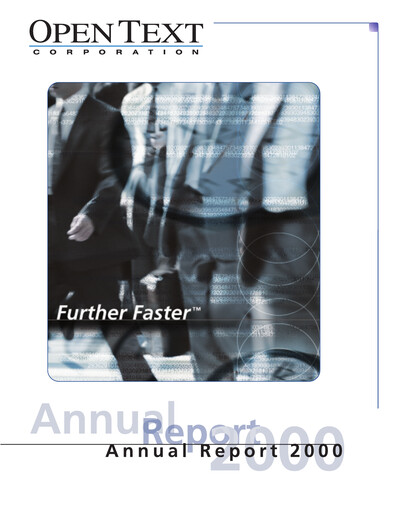 Thumbnail OpenText Annual Report 2000