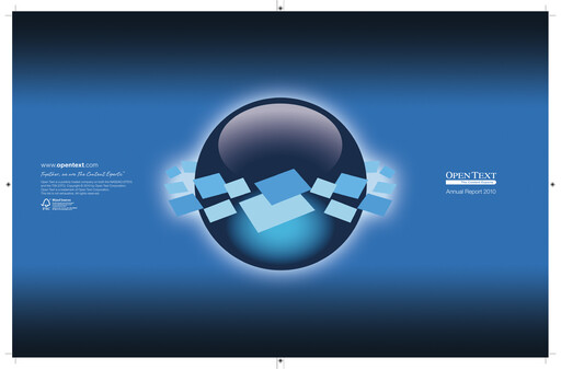 Thumbnail OpenText Annual Report 2010