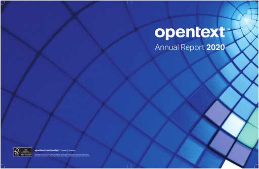 Thumbnail OpenText Annual Report 2020