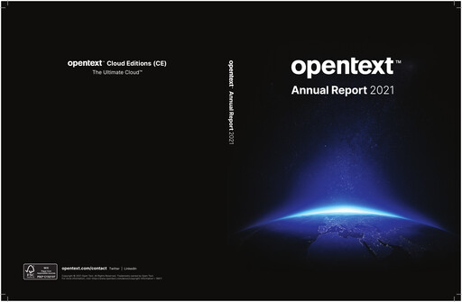 Thumbnail OpenText Annual Report 2021