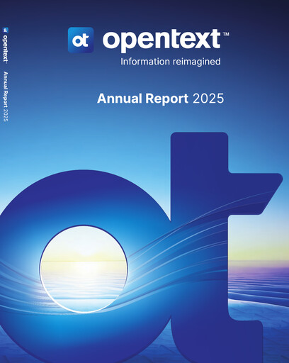 Miniature OpenText Rapport annuel 2025