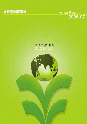 Vorschaubild Redington India Jahresbericht 2006-2007