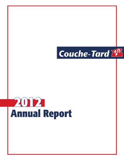 Thumbnail Alimentation Couche-Tard
 Annual Report 2012