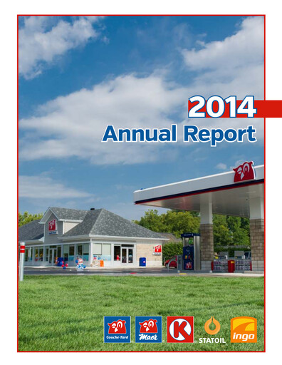 Thumbnail Alimentation Couche-Tard
 Annual Report 2014