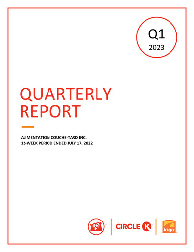 Thumbnail Alimentation Couche-Tard
 Financial Statement 2023-q1