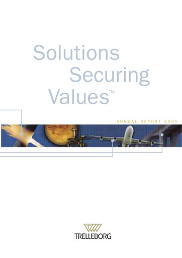 Thumbnail Trelleborg AB Annual Report 2005