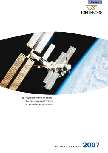 Thumbnail Trelleborg AB Annual Report 2007