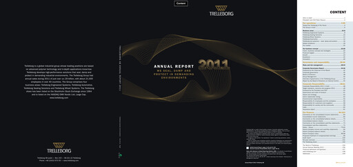 Thumbnail Trelleborg AB Annual Report 2011