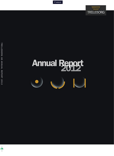 Thumbnail Trelleborg AB Annual Report 2012