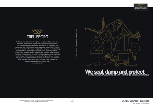 Thumbnail Trelleborg AB Annual Report 2015