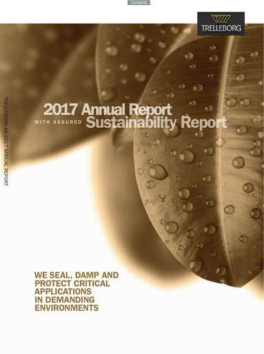 Thumbnail Trelleborg AB Annual Report 2017