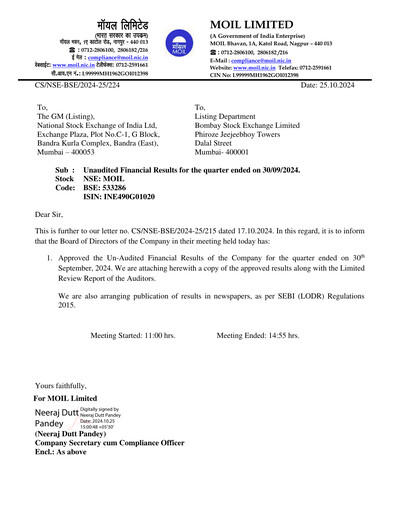 Thumbnail MOIL Quarterly Report 2024-q2