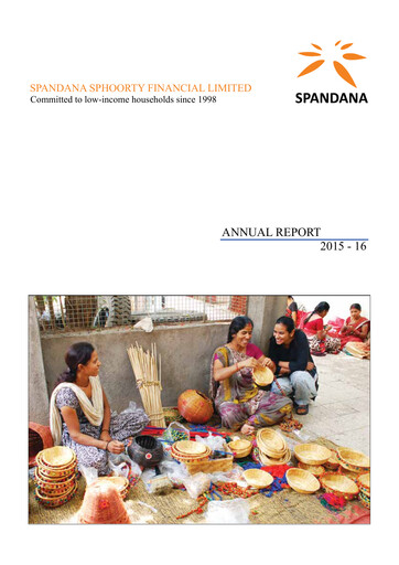 Vorschaubild Spandana Sphoorty Financial Jahresbericht 2015-2016
