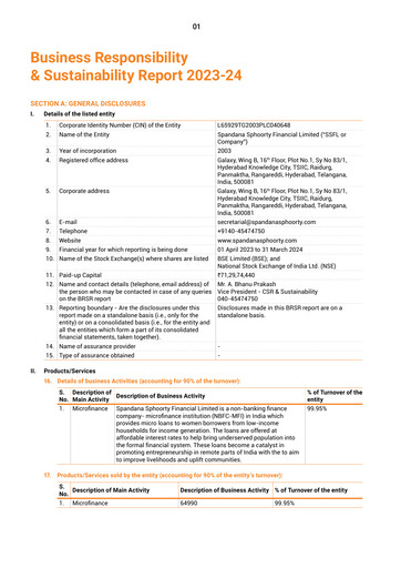 Vorschaubild Spandana Sphoorty Financial ESG-Bericht 2023-2024
