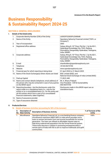 Vorschaubild Spandana Sphoorty Financial ESG-Bericht 2024-2025