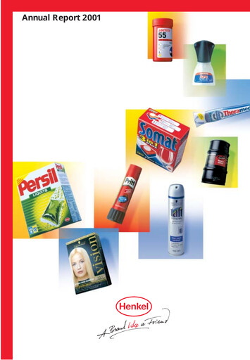 Thumbnail Henkel Annual Report 2001
