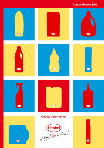 Thumbnail Henkel Annual Report 2003