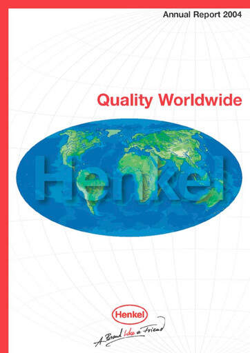 Thumbnail Henkel Annual Report 2004