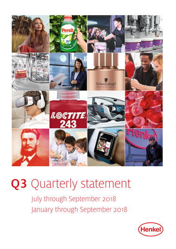 Thumbnail Henkel Quarterly Report 2018-q3