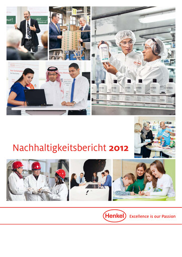 Thumbnail Henkel Sustainability Report 2012