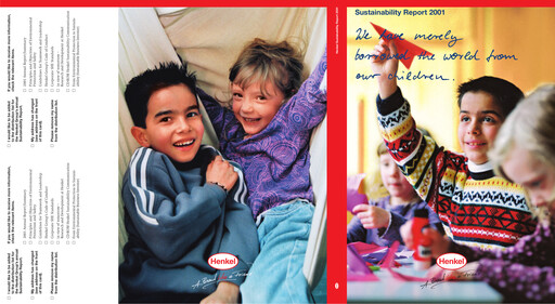 Miniature Henkel Rapport de durabilité 2001