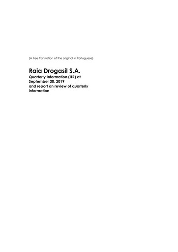 Thumbnail RaiaDrogasil Financial Statement 2019-q3