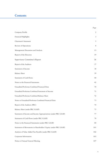 Thumbnail Yankuang Energy (Yanzhou Coal Mining) Annual Report 1998